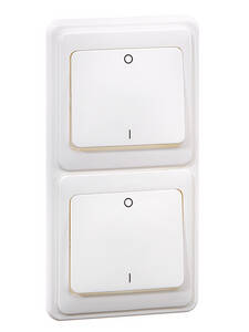 Rocker switch flush mounting IP 20