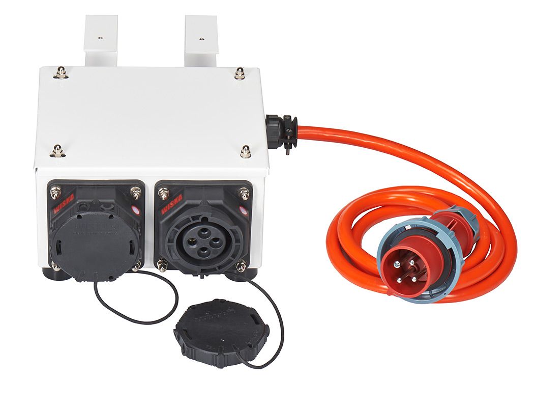 WISKA PushIn Mobile Splitter - Enlargement of Reefer Container Capacity