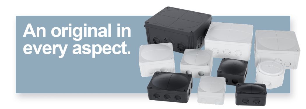 COMBI - The junction box for inside and outside applications
