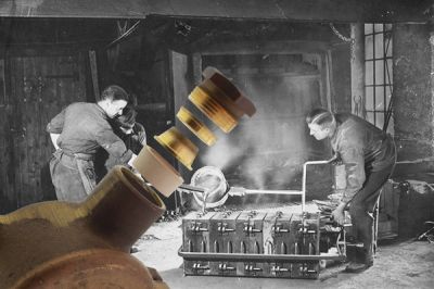 1919 - First cable gland on a brass junction box