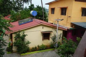 The villagers are happy about the new solar panels.